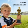 Cross-border Amazon bestseller Little Golden Man Trophy, creative plastic Oscar trophy, Electroplated small trophy, student award ceremony Application Scenario